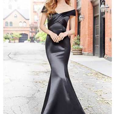 Hayley Paige satin gown - image 1