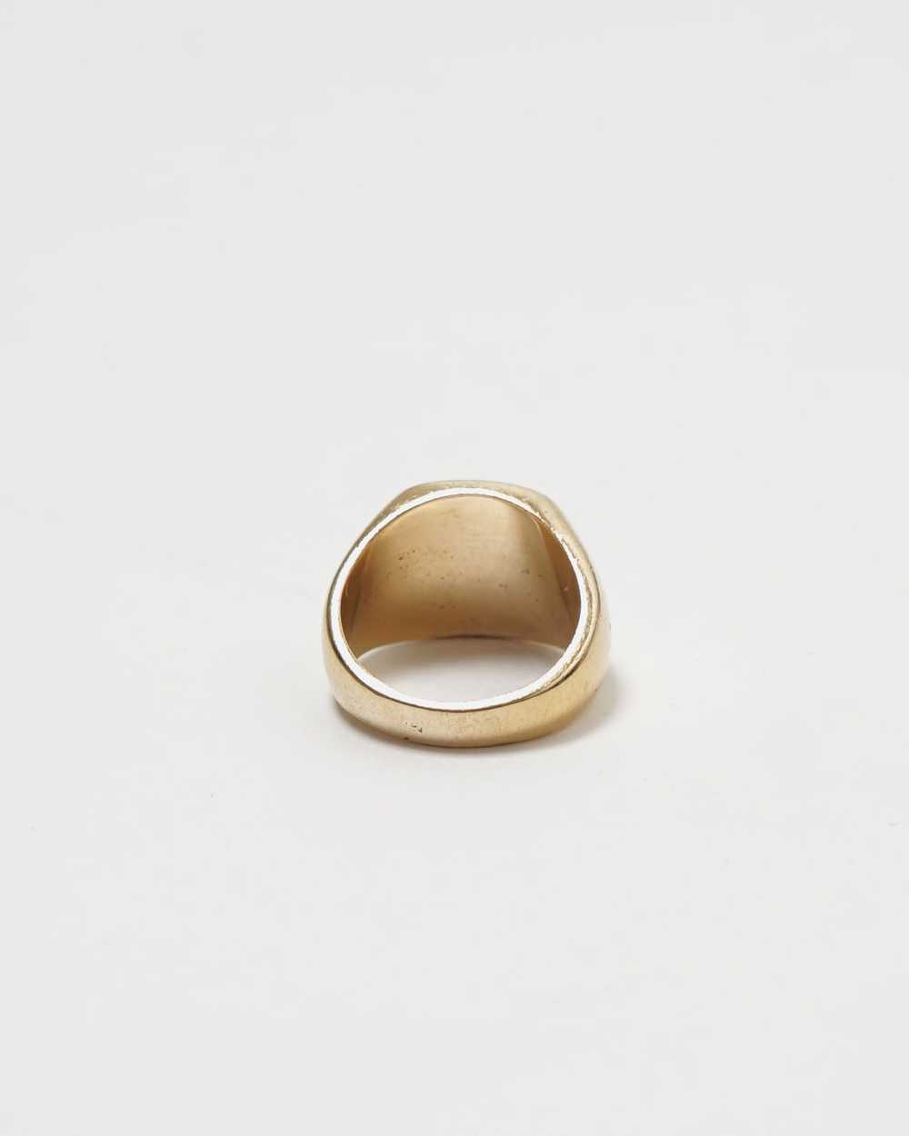 14k Gold Seal Ring / size: 7.5 - image 8