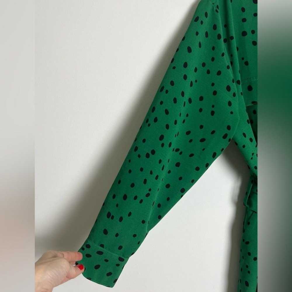 Eloquii Emerald Green Abstract Cheetah Print Long… - image 10