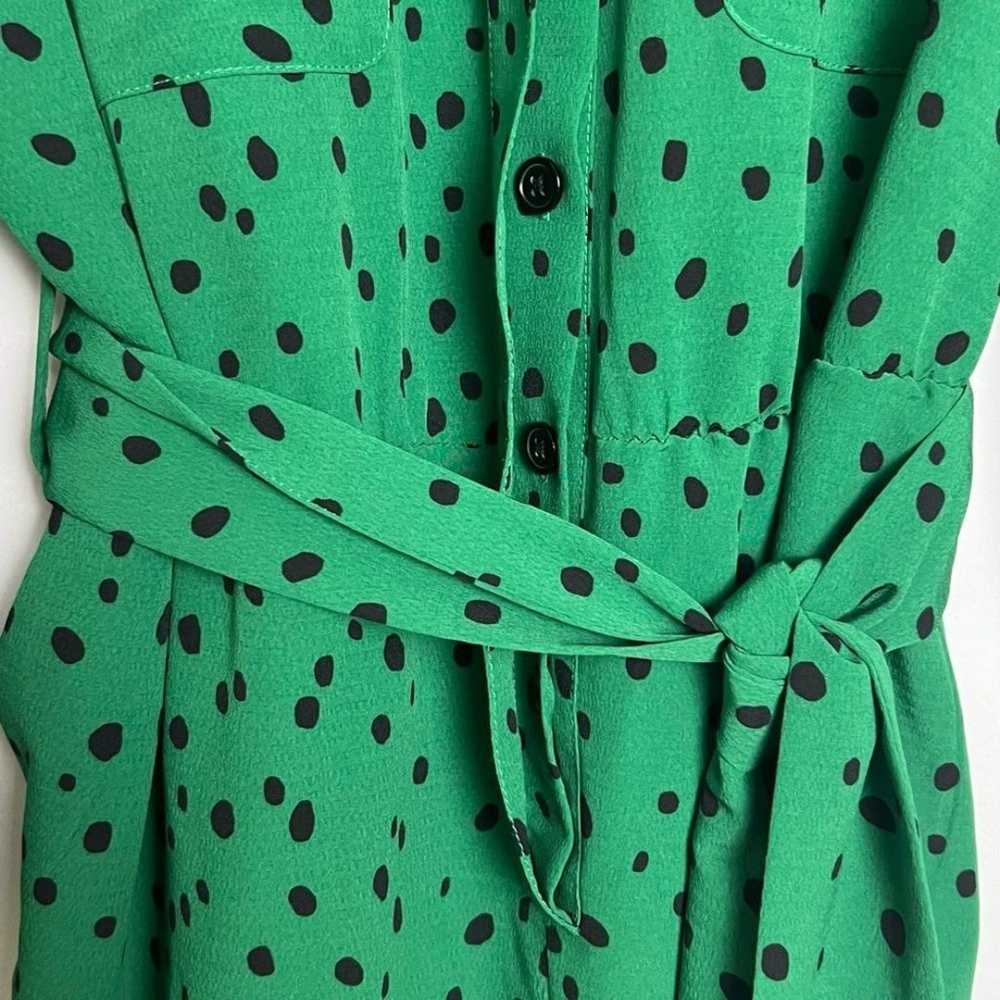Eloquii Emerald Green Abstract Cheetah Print Long… - image 4