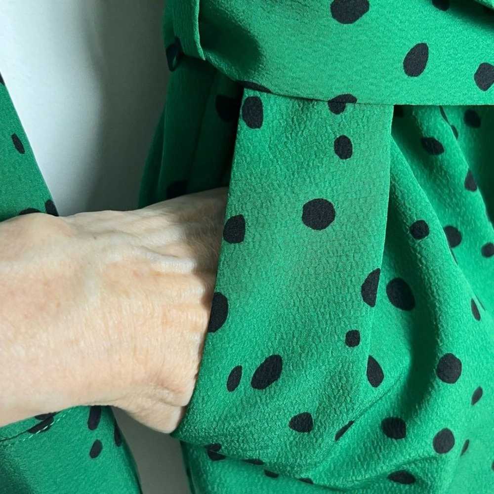 Eloquii Emerald Green Abstract Cheetah Print Long… - image 6