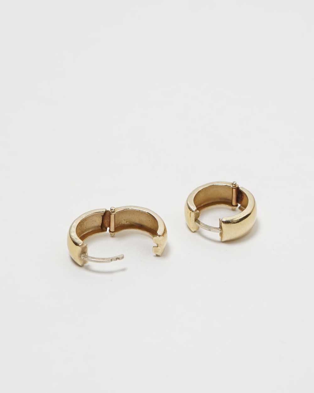 14k Gold Hoop Earrings - image 3