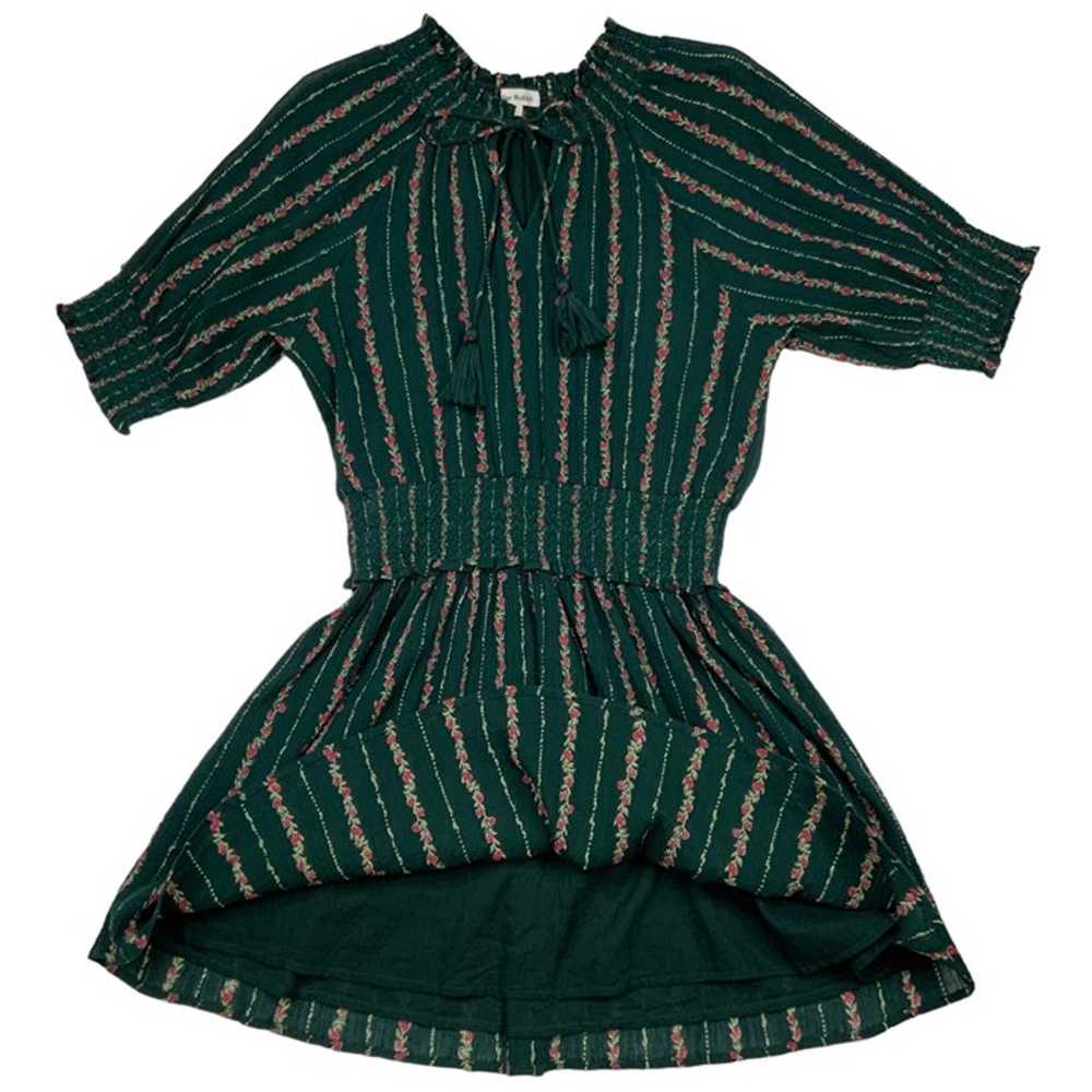 Roller Rabbit Mateaus Fiorella Dress S Green Flor… - image 10