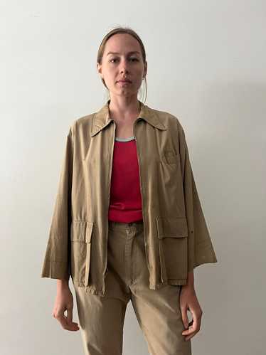 30s/40s Thrashed Tan Jacket