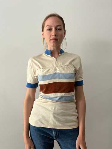 60s Striped Cycling Jersey