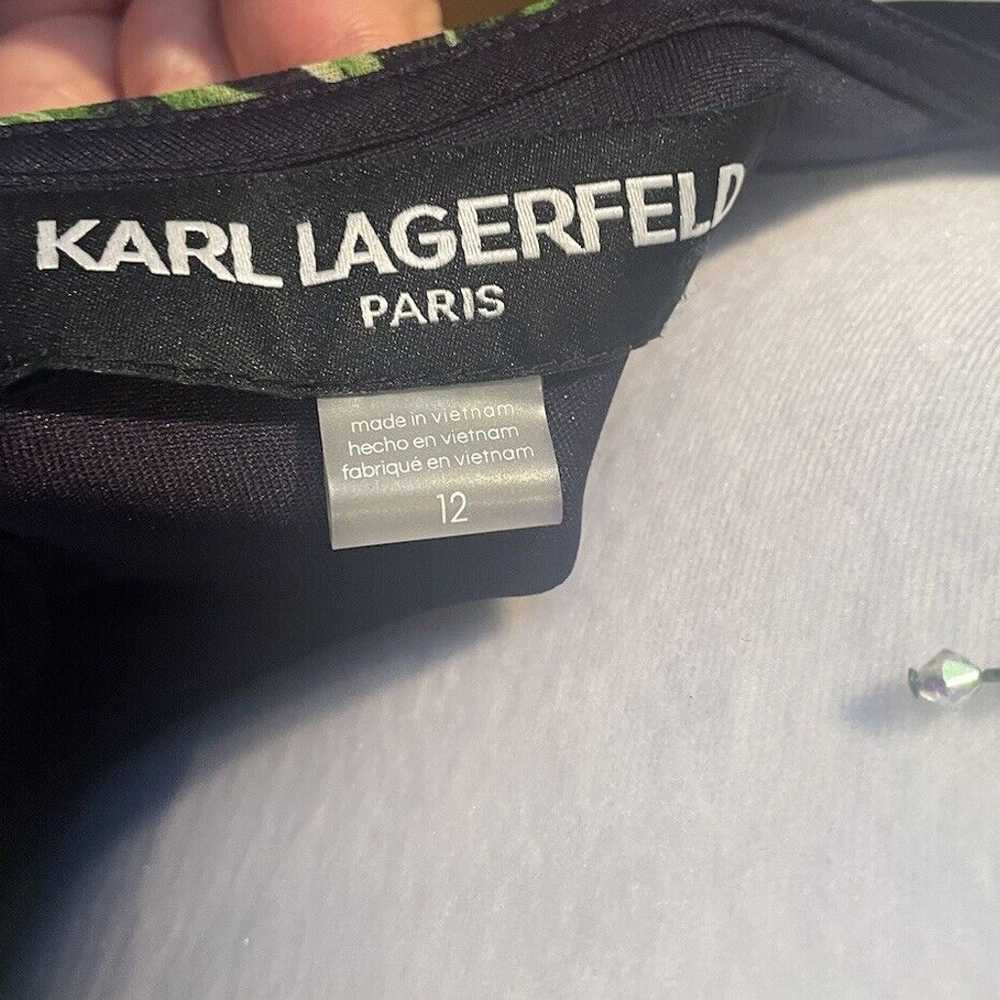 Karl Lagerfeld Paris Floral Dress Women’s Size 12 - image 5