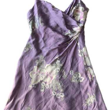 Jones New York Floral Silk Party Dress - image 1