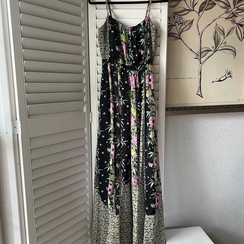 French Connection Long Floral Dress Size 2 - image 2