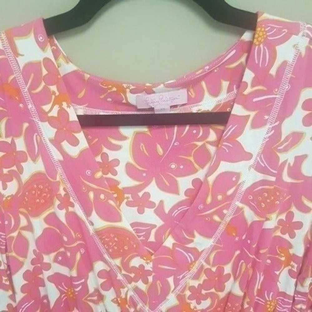 LILLY PULITZER Floral Viscose Dress - XS - image 4