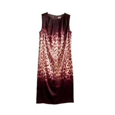 J Brand Clara Ombre Leopard-Print Dress, size S
