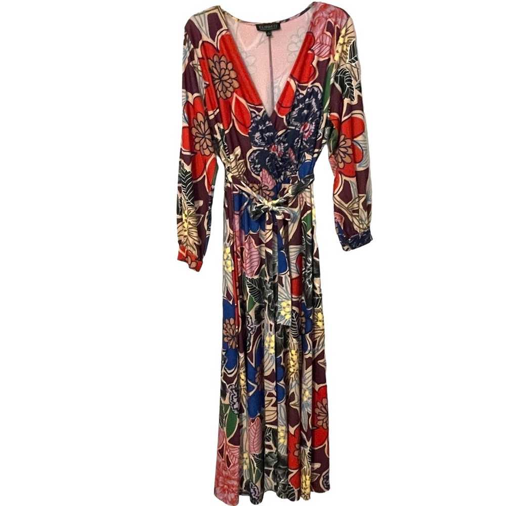 Eloquii Colorful Maxi Dress Women's Size 14 Bold … - image 2