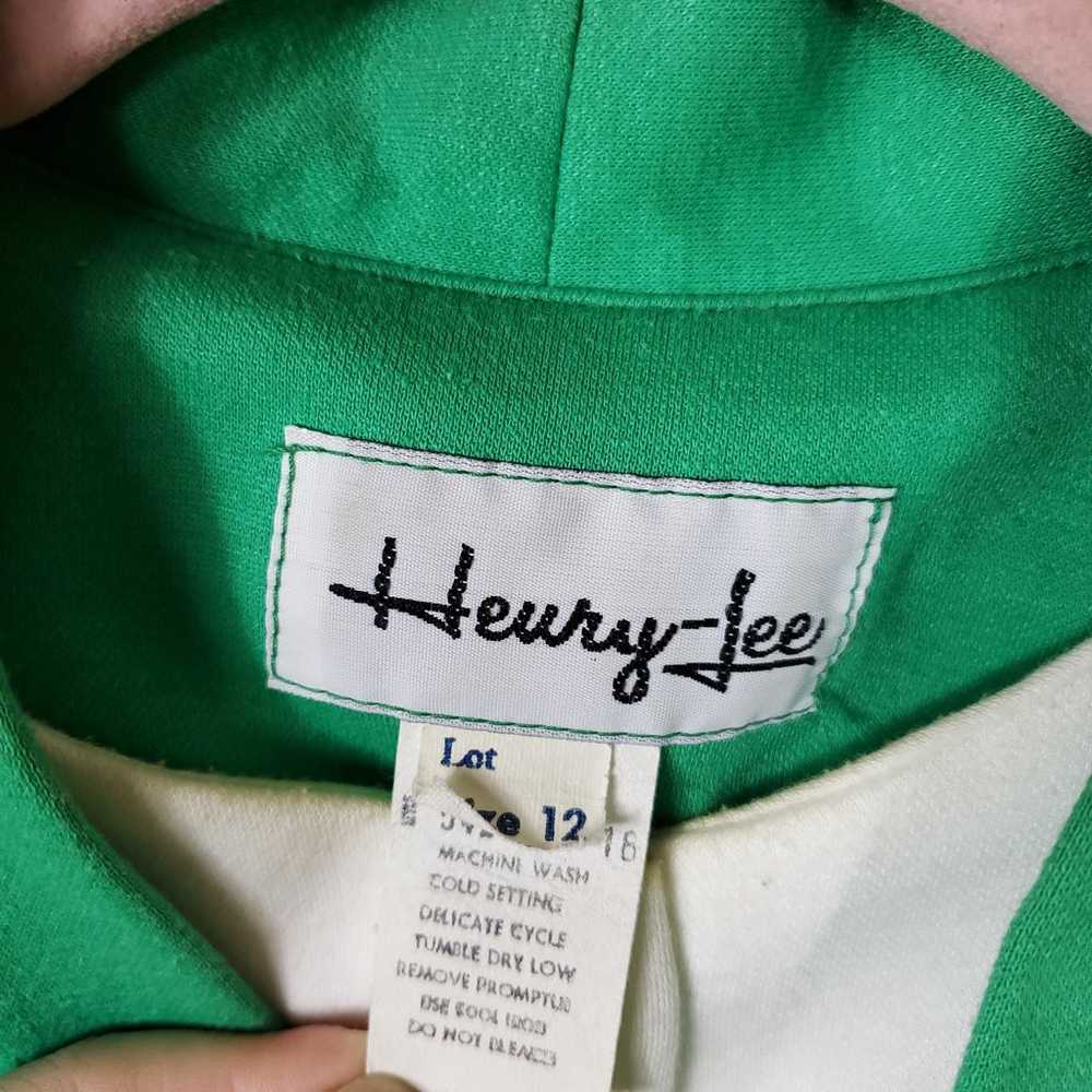 Vintage Henry Lee Belted Shirt Dress in Green Siz… - image 10