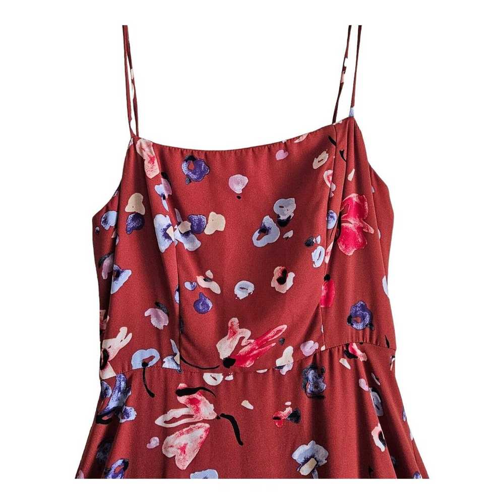 ANTHROPOLOGIE HUTCH Size 2 Declan Dress Rust Flor… - image 2