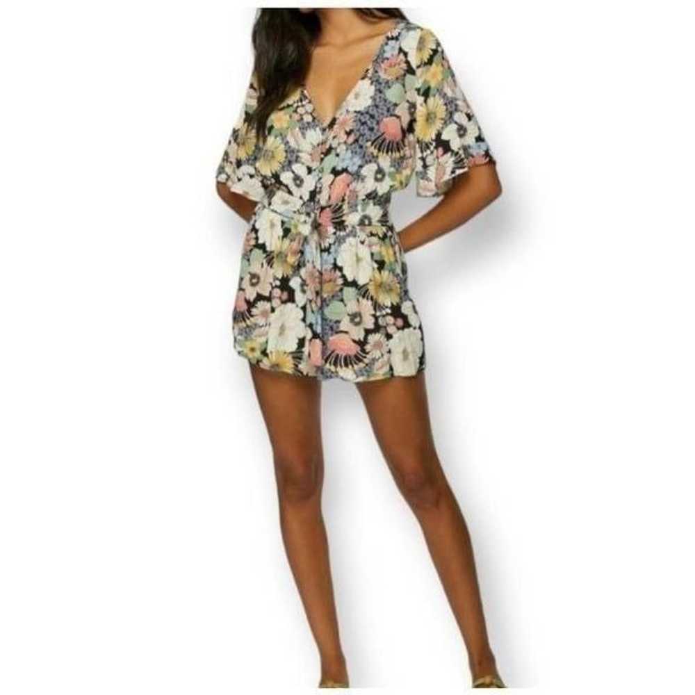 O'Neill KYRIE ROMPER BLACK MULTICOLOR FLORAL ROMP… - image 2