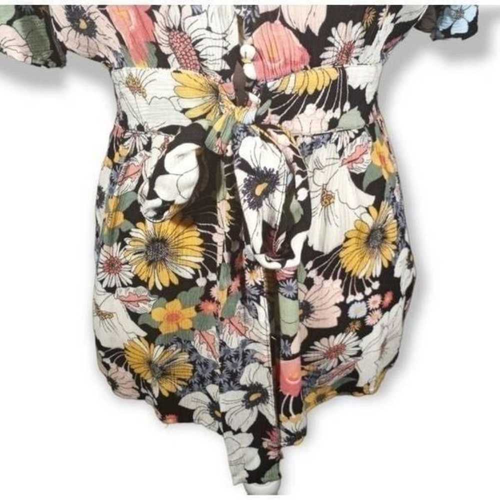 O'Neill KYRIE ROMPER BLACK MULTICOLOR FLORAL ROMP… - image 8