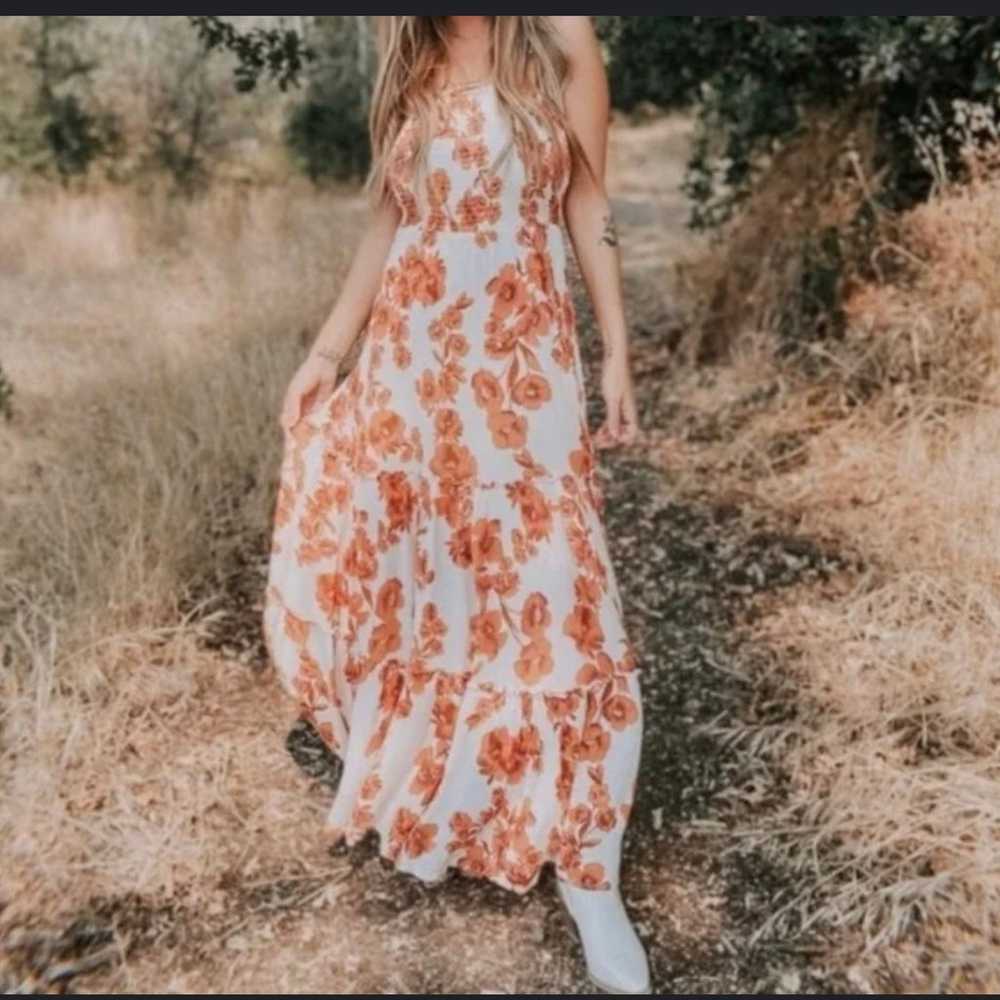 Free people garden party floral maxi dress - image 4