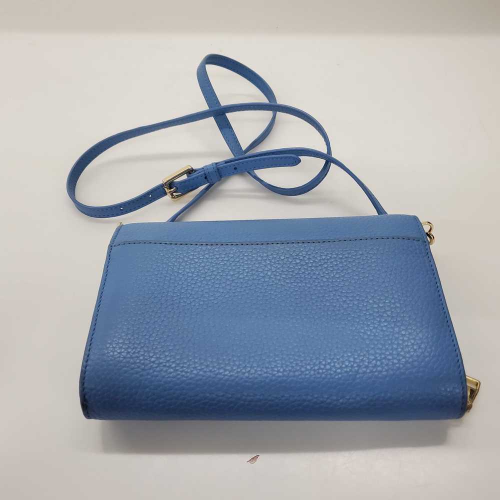 Tory Burch Blue Pebble Leather Small Flap Crossbo… - image 3