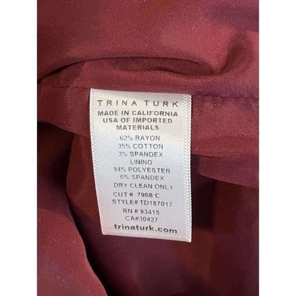 Trina Turk Womens Splendid A line Dress Pink Size… - image 11