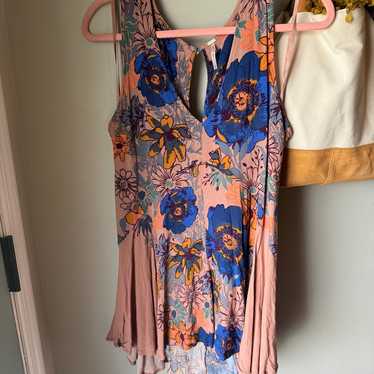 Free People Floral Tunic Dress - image 1
