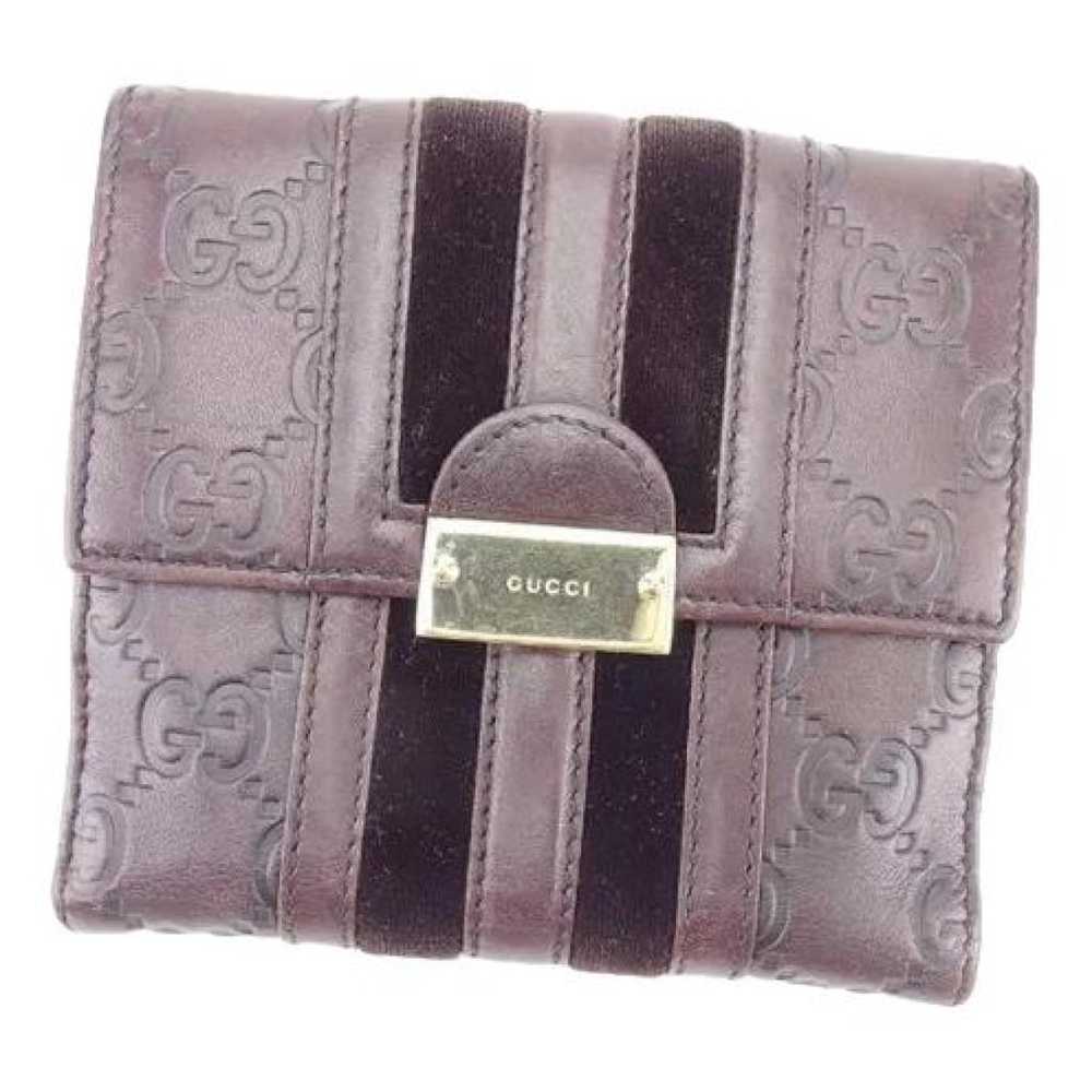 Gucci Jackie 1961 leather card wallet - image 1