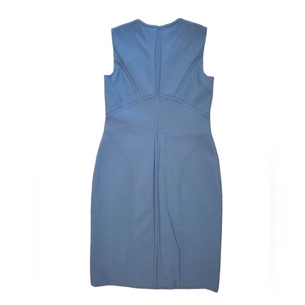 EUC Boss Hugo Boss "Dajil" Blue Sheath Dress Sz 8 - image 3