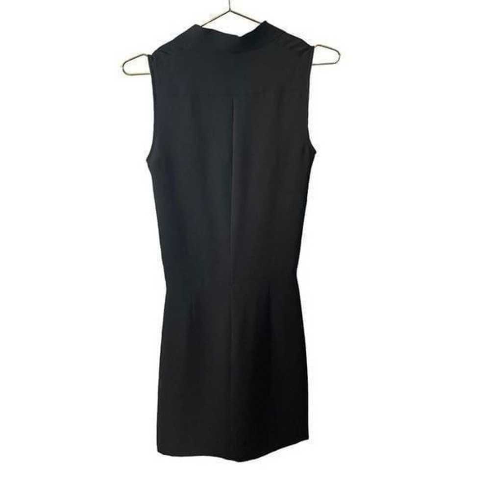 Aritzia Babaton Phenoix Black Mini Dress Size 0 - image 5