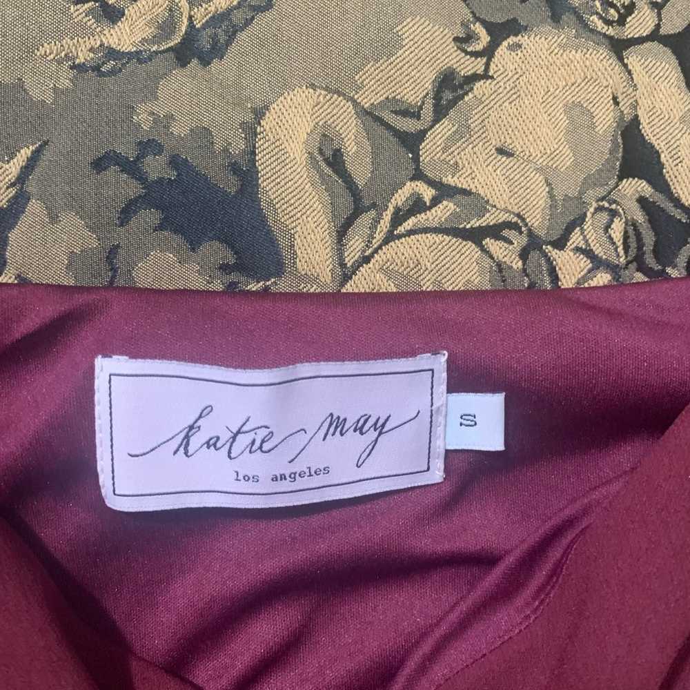Katie may burgundy pencil dress - image 7