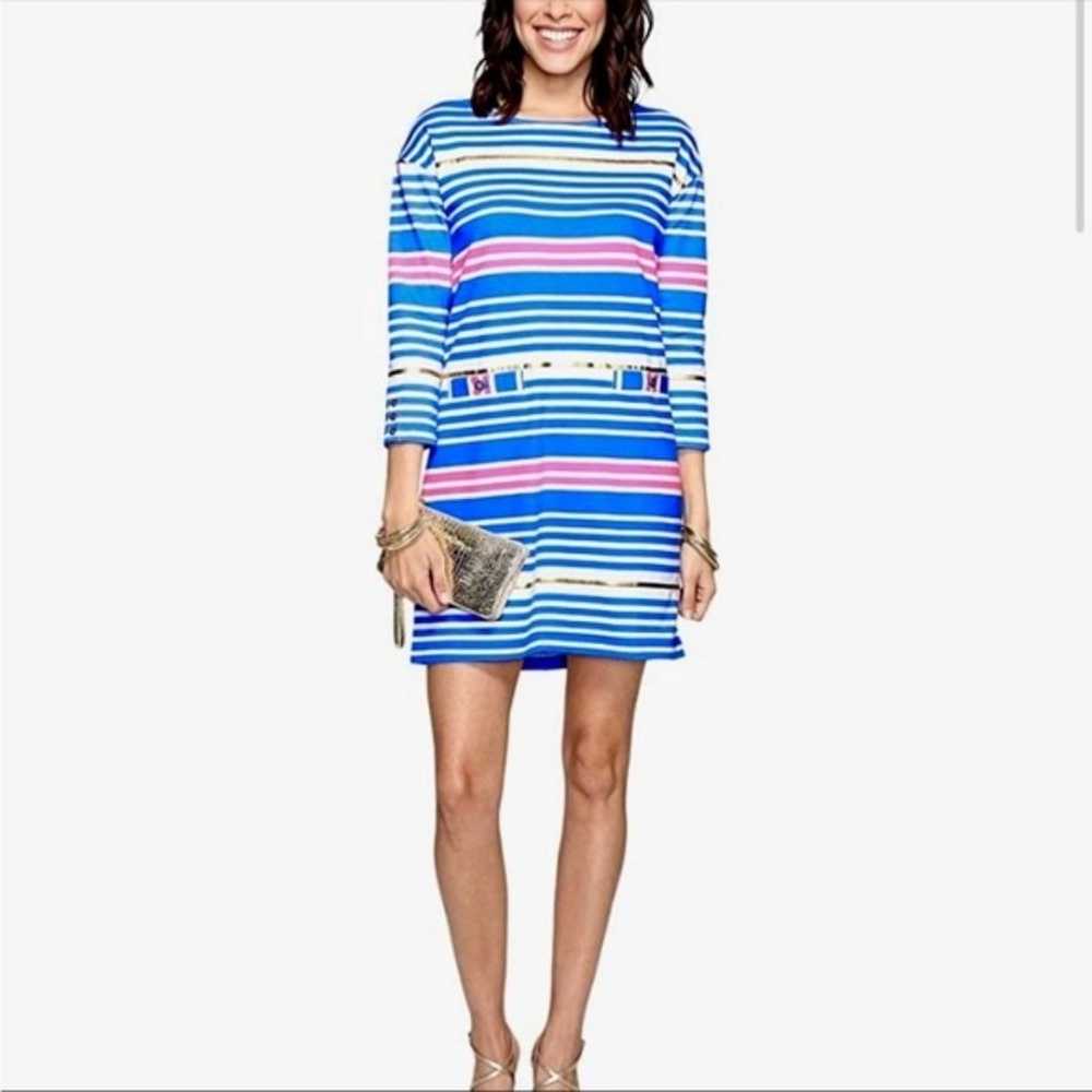 Lilly Pulitzer Lena Tiki Stripe Dress Tunic Multi… - image 2