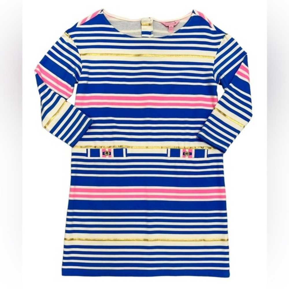 Lilly Pulitzer Lena Tiki Stripe Dress Tunic Multi… - image 3