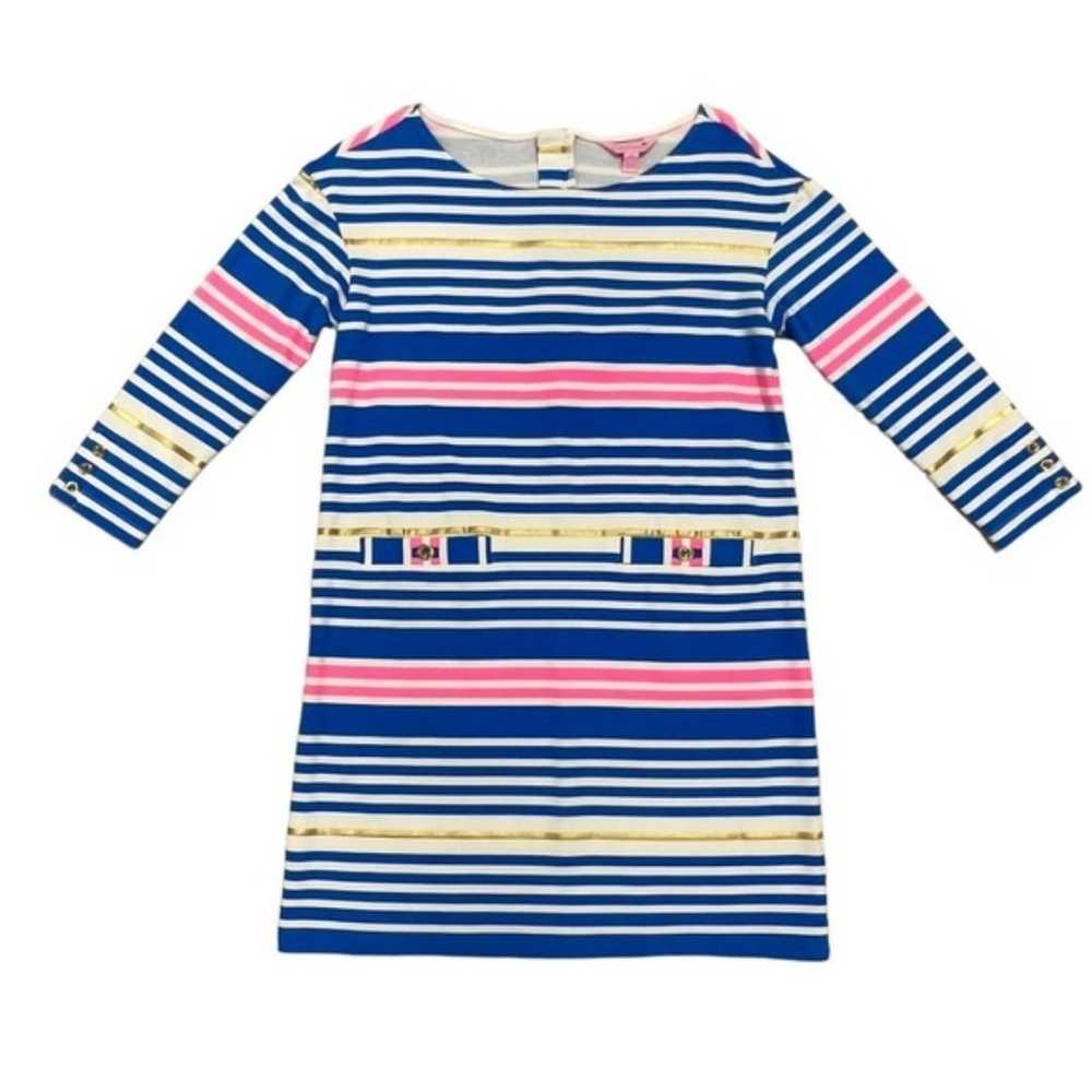 Lilly Pulitzer Lena Tiki Stripe Dress Tunic Multi… - image 4