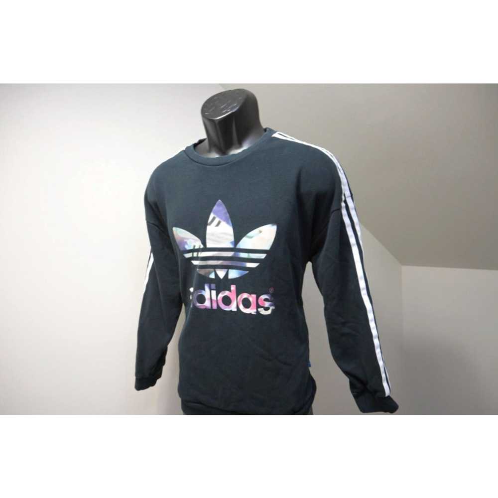Adidas Adidas Sweat Shirt Vintage Logo Cotton Ble… - image 3