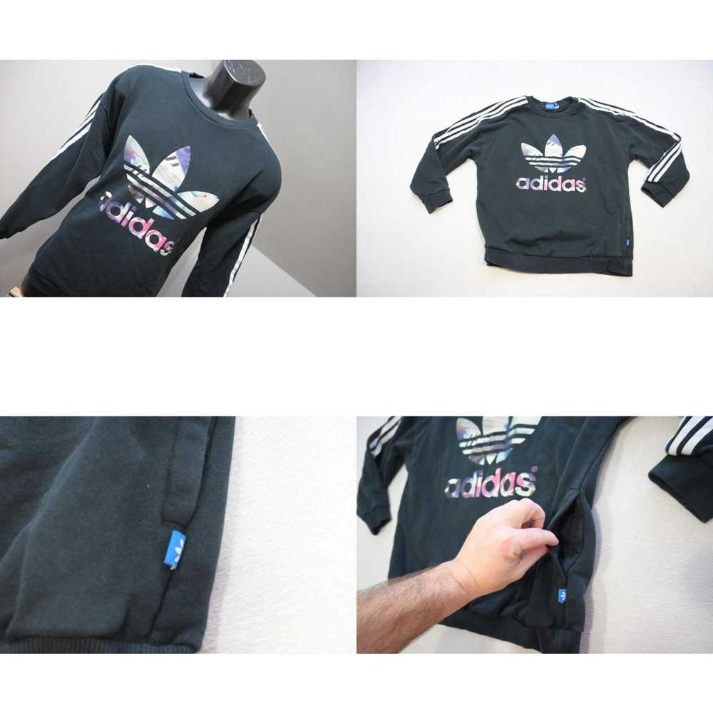 Adidas Adidas Sweat Shirt Vintage Logo Cotton Ble… - image 4