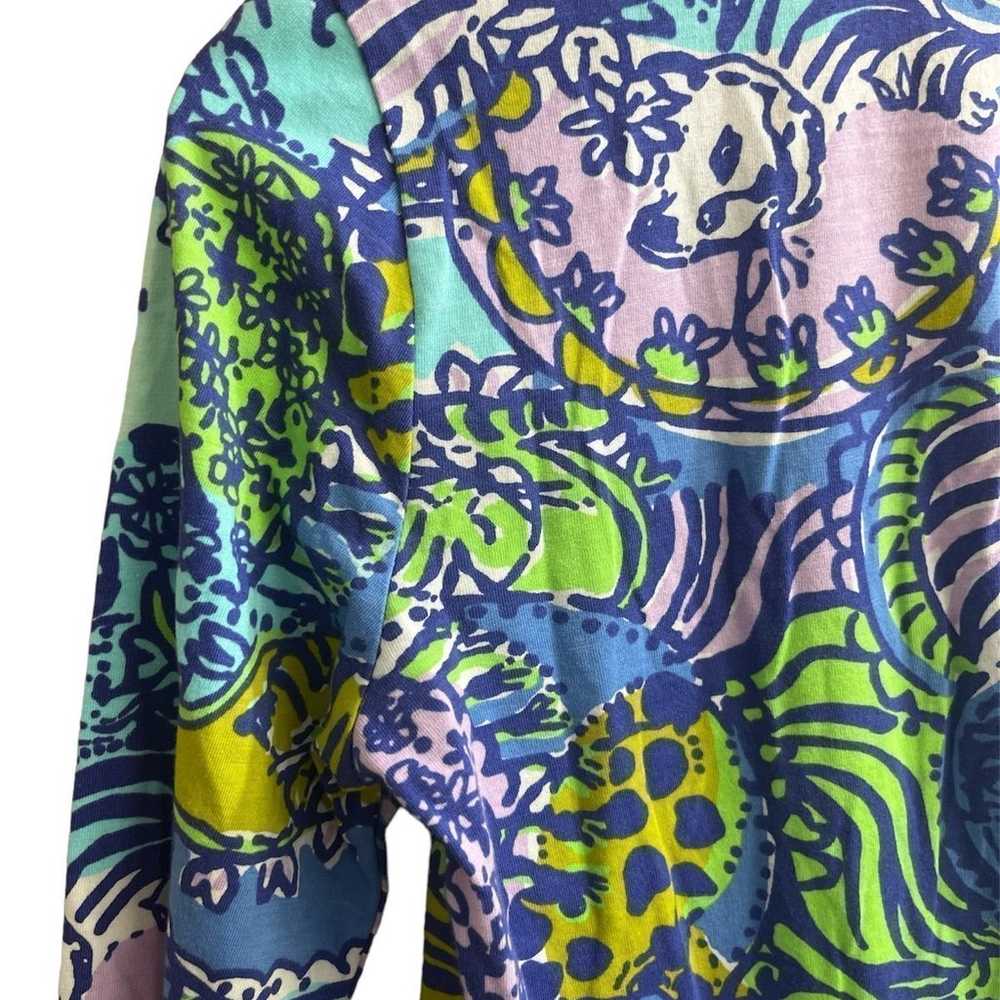 Lilly Pulitzer 100% Pima Cotton Long Sleeve XS Ch… - image 7