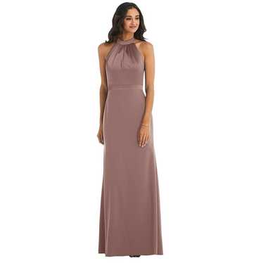After Six High Neck Open Back Maxi Dress Gown Sie… - image 1