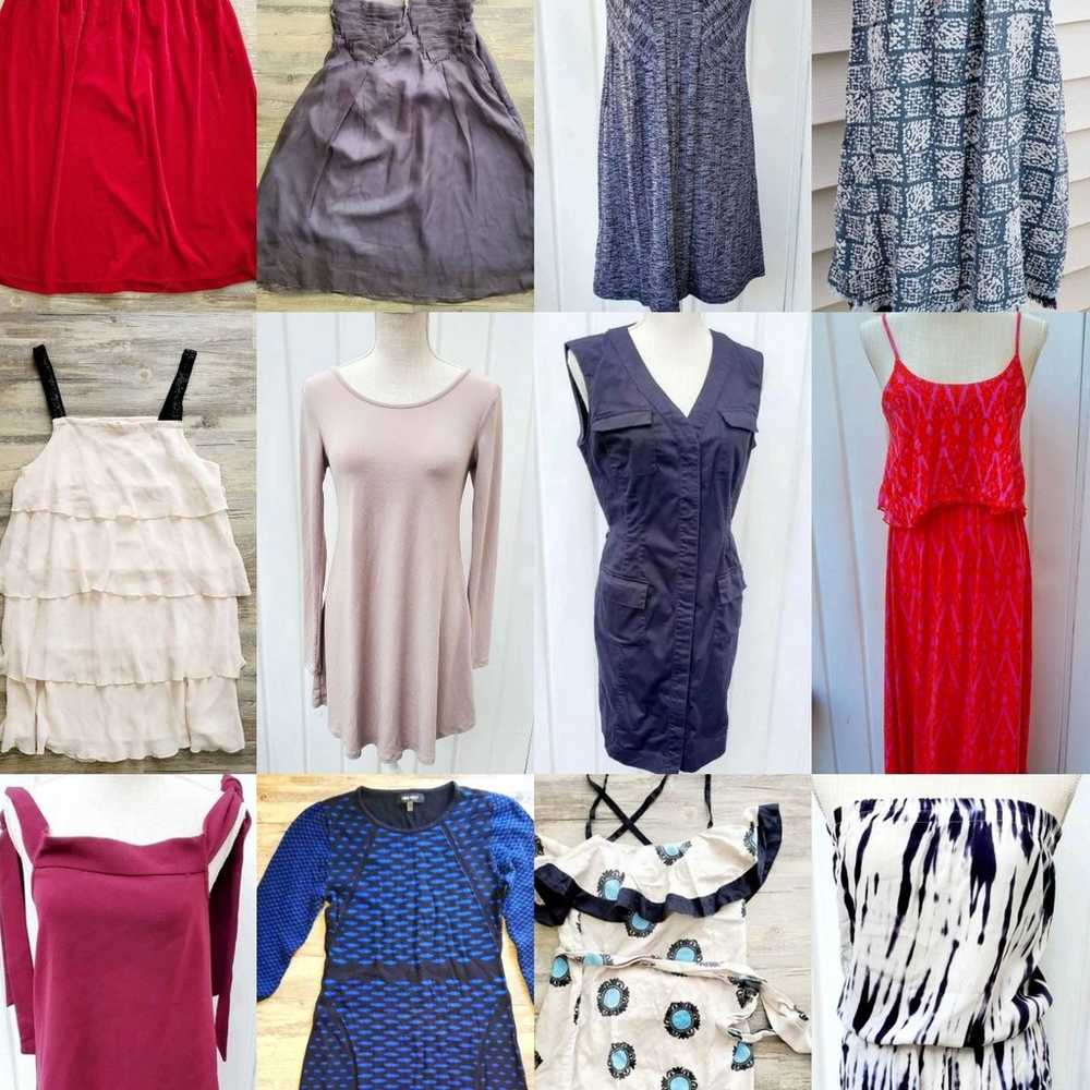 HUGE Designer Dress Lot, Size S, 12 Dresses, Fren… - image 1