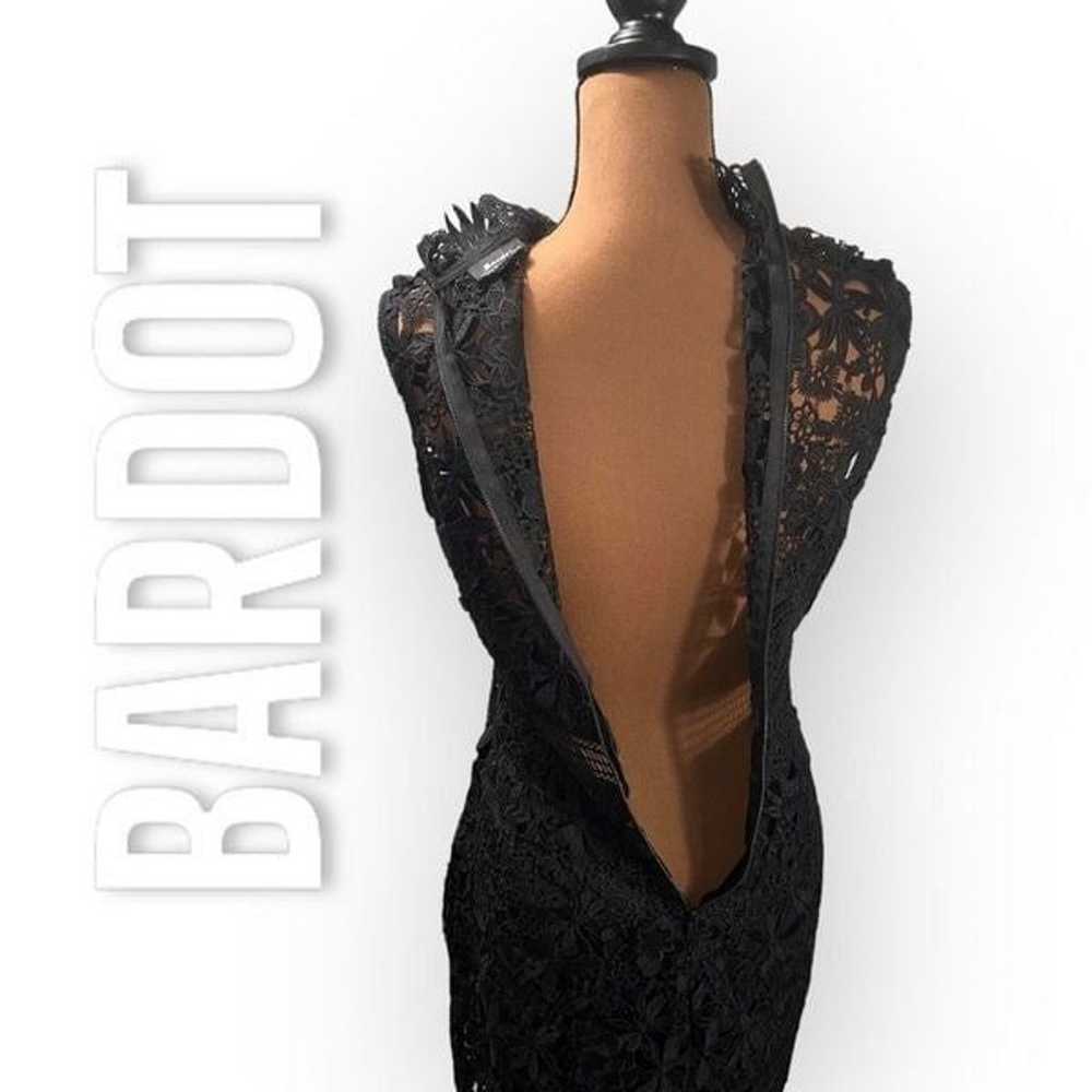 Bardot Black 4 Paris Lace Illusion Mock-neck Shea… - image 6
