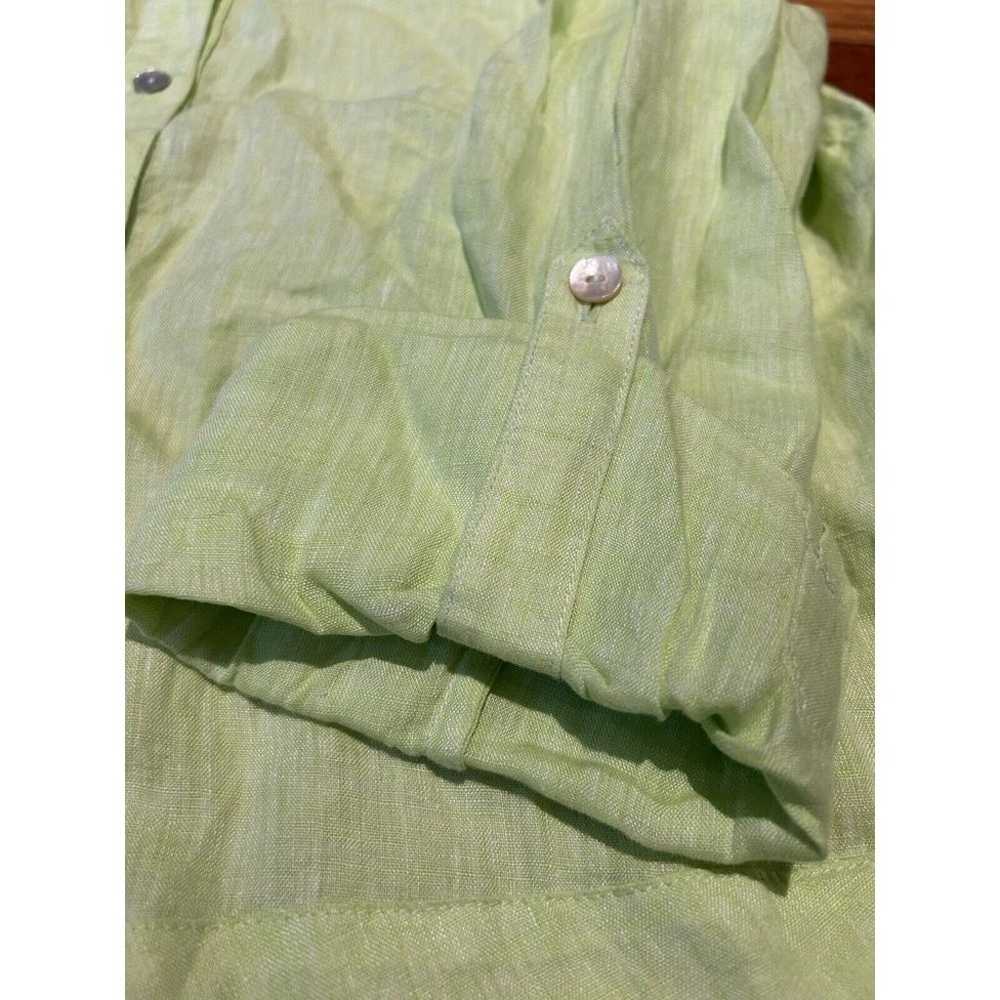 FINLEY 100% Linen JENNA Tiered Ruffle Shirt Dress… - image 7