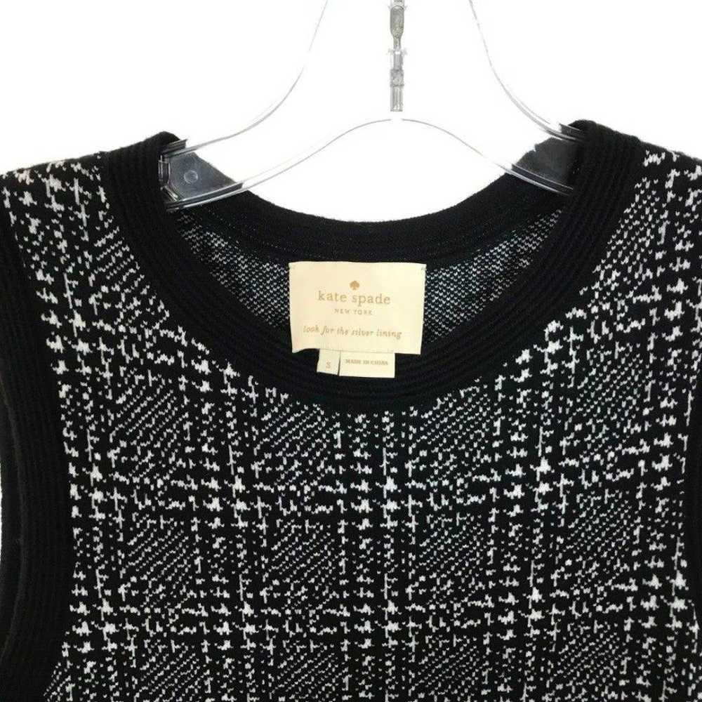 Womens Size Small Kate Spade Black White Mod Slee… - image 6