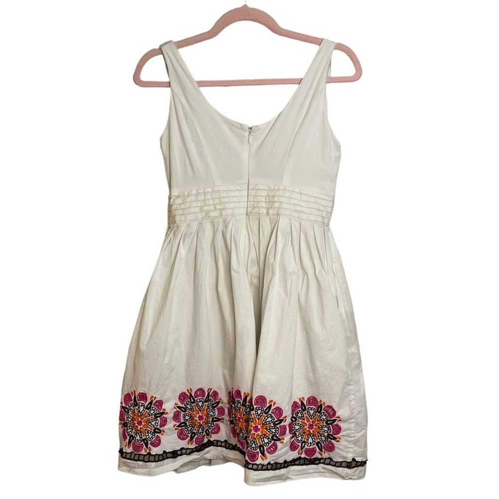 Shoshanna White Embroidered Sleeveless Dress - image 2