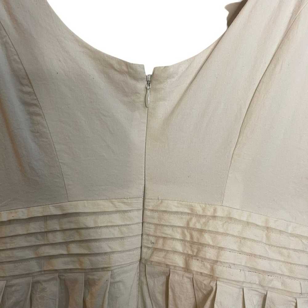 Shoshanna White Embroidered Sleeveless Dress - image 6