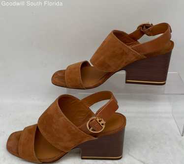Tory Burch Womens Brown Low Heel Shoes Size 6 - image 1
