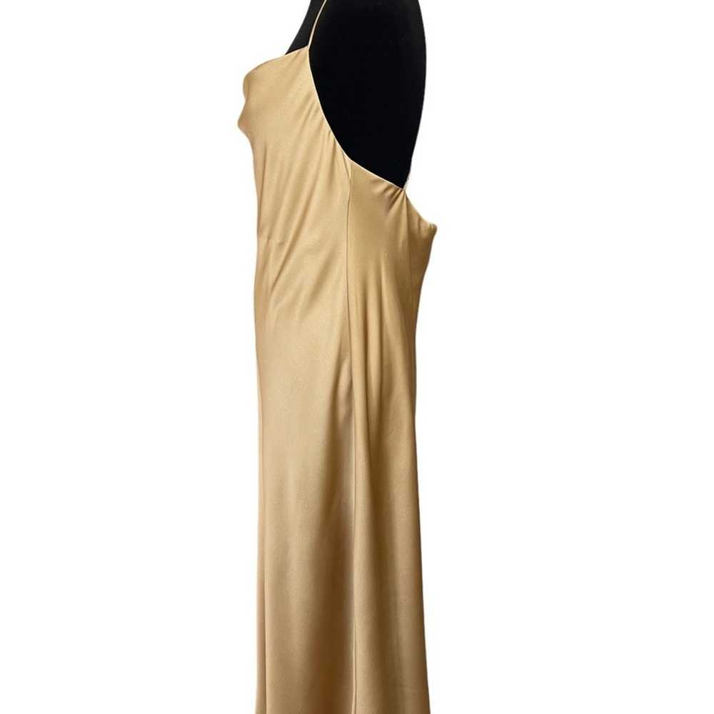 New ~ Show Me Your MuMu ~VeRona Cowl Dress Gold s… - image 9