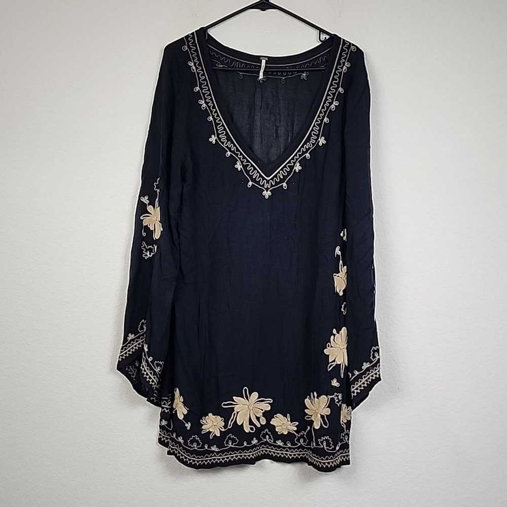 Free People Skyfall Embroidered Long Sleeve Dress - image 2