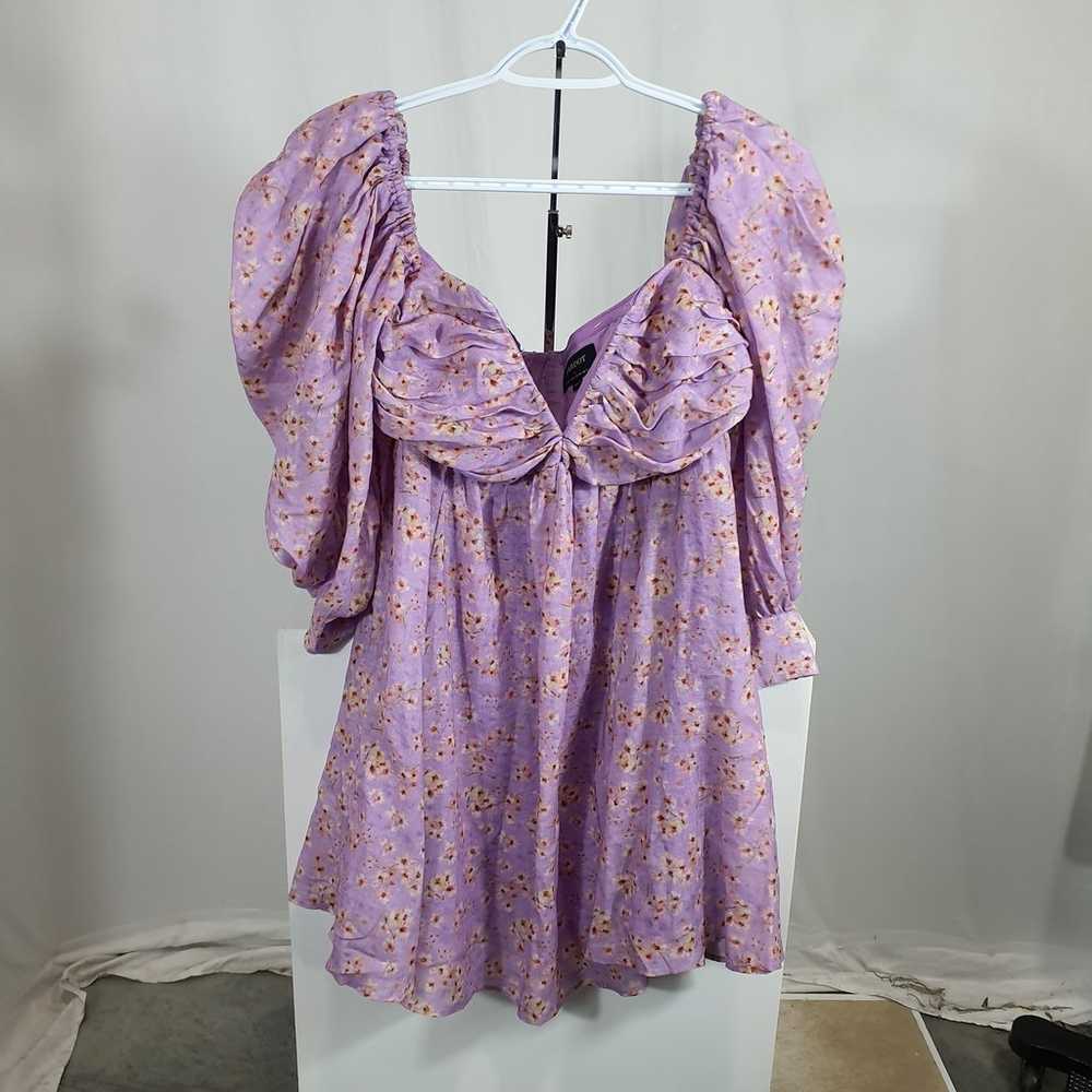 Bardot Lani Floral Mini Dress Size 8 - image 2