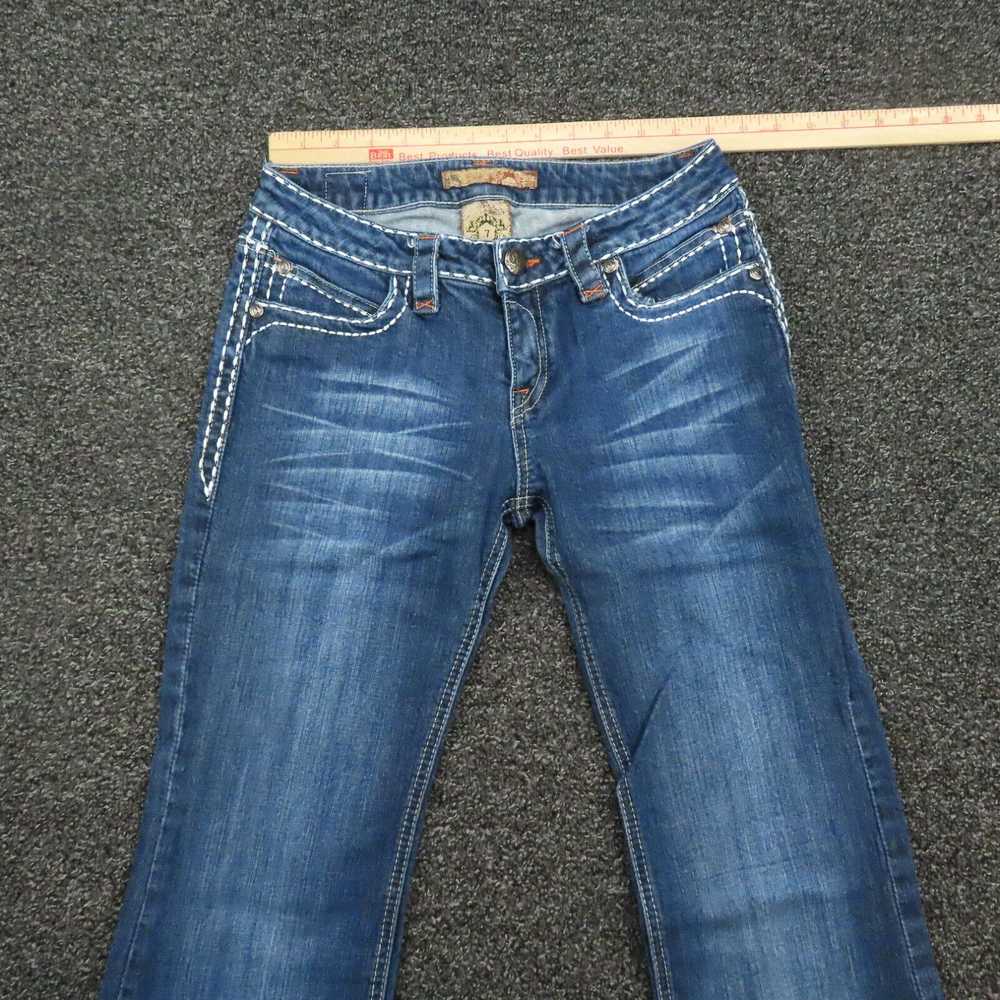 Vintage Pello Jeans Womens Size 7 Blue Denim Boot… - image 2