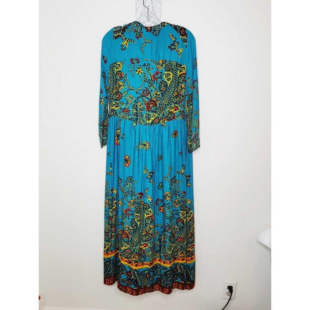 Free People Dress Women's XS Teal Green If You On… - image 10