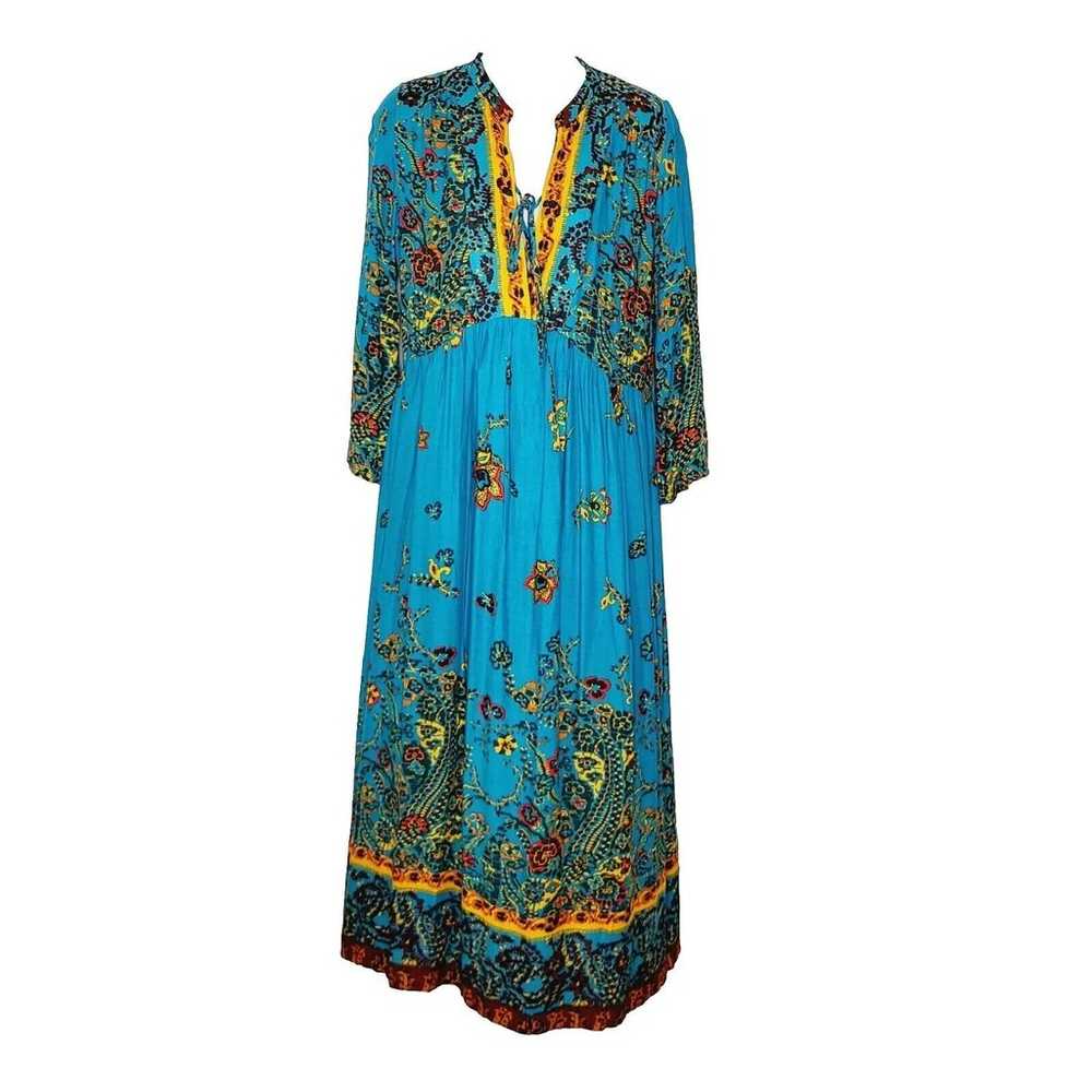 Free People Dress Women's XS Teal Green If You On… - image 1
