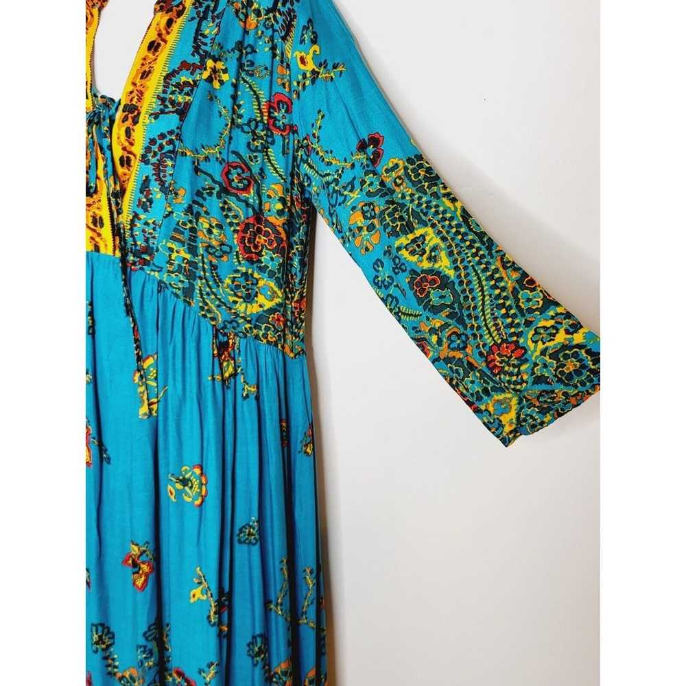 Free People Dress Women's XS Teal Green If You On… - image 8