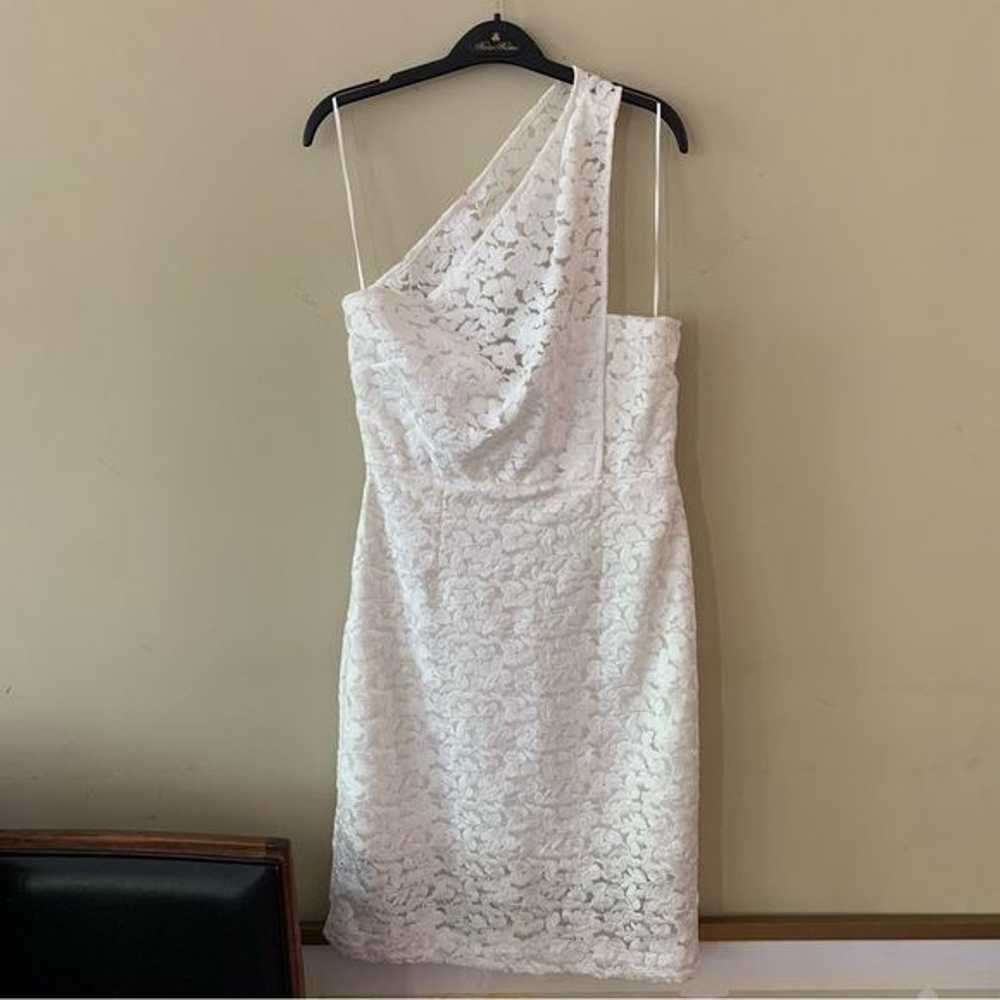 Reiss Sophia white floral lace one shoulder dress… - image 5