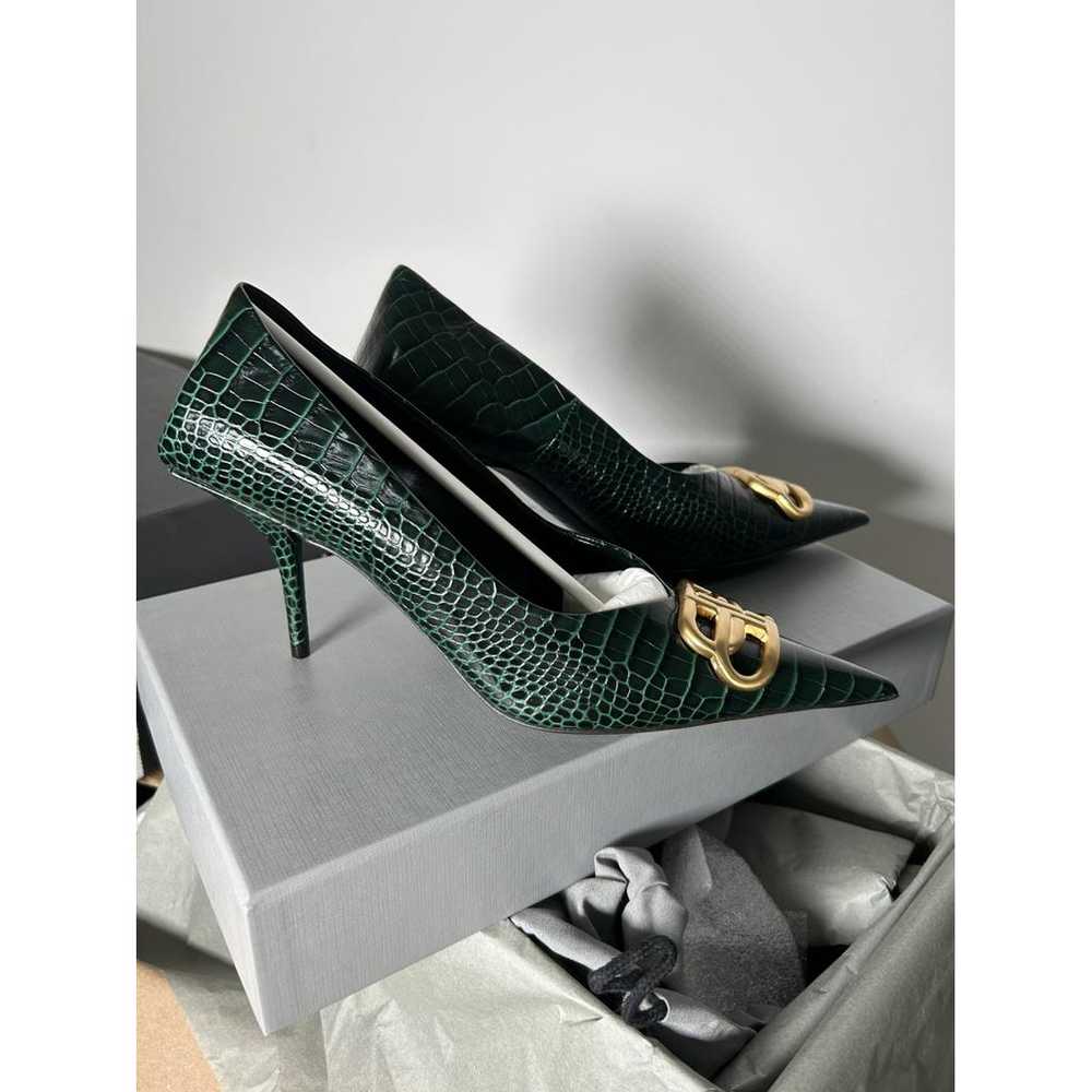 Balenciaga Bb leather heels - image 6